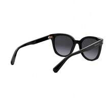 Bvlgari Luxury Cat Eye Sunglasses For Women - Stylish Black Frame With Gold Metal Accents Gradient Lens Fashion Shades - Black - View 5