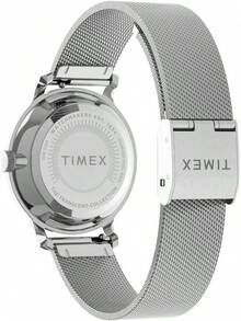 ¡RecomendadoTimex Transcend TW2U86800VQ - Reloj mecánico de viento de mano para mujer, 31 mm¡Top de Temporada - Tono rosa/plateado/tono oro rosa - Ver 6