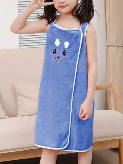 Toalla Bata Afelpada Infantil Con Diseño de Conejo, Colores Diferentes