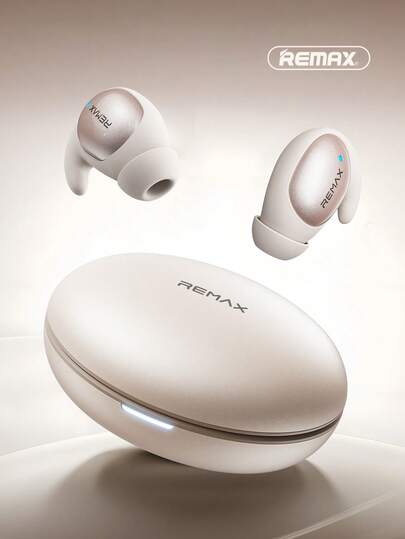 REMAX 侧睡零感睡眠耳机，360°亲肤耳翼，蓝牙5.4，游戏低延迟，双重降噪和HiFi音质，游戏耳机，睡眠耳塞