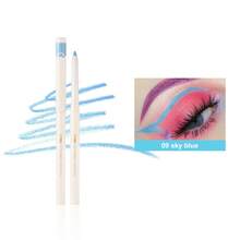 YOUNG VISION 1pc Colorful Pearl & Matte Eyeliner Gel Pencil, Waterproof Eyeshadow Pencil, Smooth Rotatable Eyeliner Pencil, Eyeshadow For Daily, Holiday, Party, Valentine's Day, Stage, Cosplay, Portable Eye Makeup - 彩色 - 查看 13