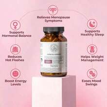Bestseller!Happy Mammoth Meno Daily Menopause Vitamins & Supplements For Women (*Not Hormone Harmony), Boost Metabolism, Healthy Skin, Hair And Nails, Hot Flash, Mood Support, 72 Caps[Free Shipping ].Supplement Vitamin,Free Shipping. - 2pcs - 查看 2