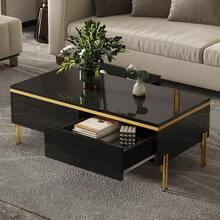 Coffee Tables - Black + Particle Board - View 10