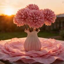Budget-Friendly Artificial Flowers Bulk, Fake Hydrangeas, Great For DIY Wedding Centerpieces & Bulk Event Decor Ersatile For Vase Arrangements, Wreaths & Wall Decor - Pink - View 12