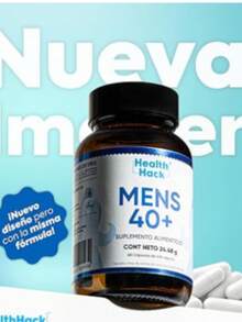 Health Hack Prostate Power | Suplemento Avanzado para la Salud de la Próstata | Fórmula Natural con Semilla de Calabaza, Ciruelo Africano, Granada, Licopeno, Zinc y Vitamina D - Caqui - Ver 3