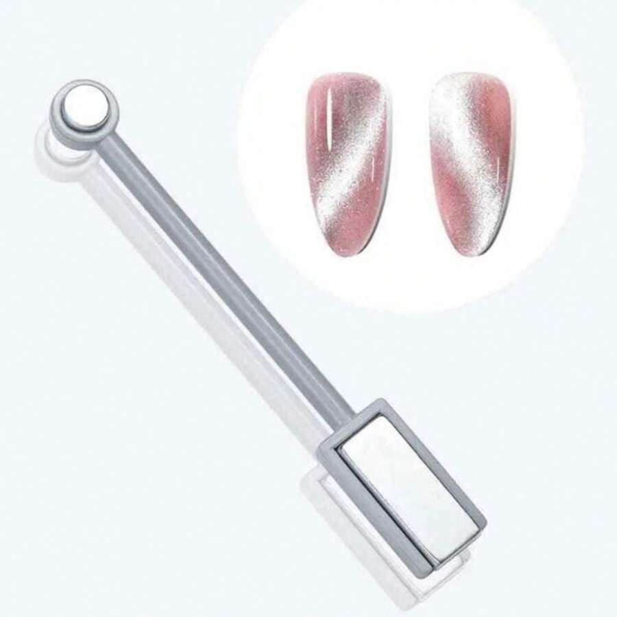 Removable Multi-Functional Strong Cat Magnetic Stick Gel Polish Glitter Effect Design Tools Cylinder Magnet - Simple 213 - View 1