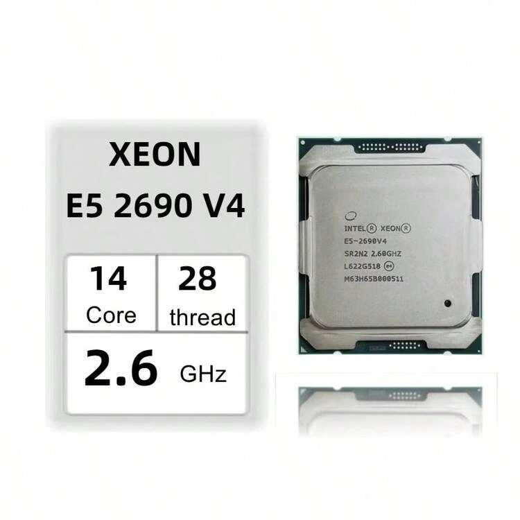 Intel Xeon E5 2690 V4 2690V4 2.6GHz 14-Core 135W 14nm LGA 2011-3
