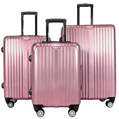 YSTYLE Ultra-Light And Spacious Hardside Trolley Suitcase, Side Combination Lock With TSA, 4 Wheels For Easy Transport