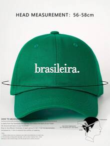 1件女款刺繡 Brasileiras 棒球帽，世界盃戶外可調節防曬休閒帽，適合春秋旅行、海灘度假，男款遮陽帽，Y2K 風格青年帽 - 棒球帽 - 查看 7