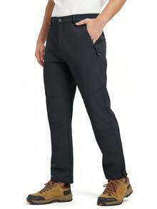 ¡RecomendadoYSENTO - Pantalones de esquí de nieve para hombre, impermeables, aislados, de forro polar, pantalones de senderismo¡Top de Temporada - A - Ver 6