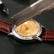 WLISTH Women's Quartz Watch Fashion Casual Watch Waterproof Temperament Women's Watch Hot Selling - Coffee Brown - View 5