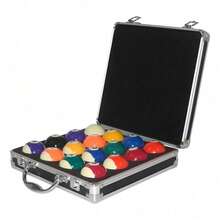 Caja Almacenamiento Billar Con Asa Funda Transporte 16 Bolas - Blanco - Ver 1