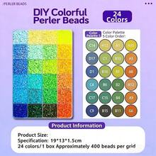 Mini Light Coral Fuse Beads Picking Tray Kit Fuse Bead Single Needle Tweezer Plastic Beads Sorting Tools For Crafting Jewelry Bracelet - Multicolor - View 16