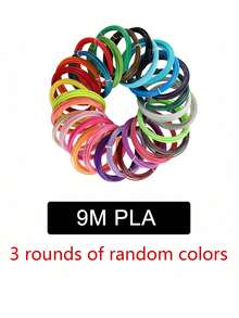 Filamento de repuesto PLA de 9M/25M/50M/100M para bolígrafo/impresora 3D, regalo de Navidad, útiles escolares - Multicolor - Ver 13
