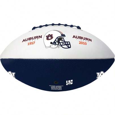 Logo Brands Auburn FS Commemorative Autograph Debossed Football