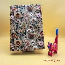 1pc Handmade Classic Daisy Fabric Book Cover, Notebook Journal Fabric Book Sleeve, Gift For Book Lovers And Couples - Single Piece - View 1