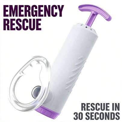 Quick,  Easy To Use: Lightweight And Simple To Operate, This Anti Choking Device Delivers Rapid Suction When Every Second Counts - Even Usable On Yourself If Needed.