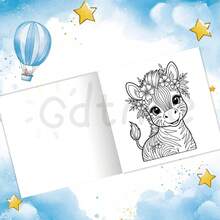 GDTME A Colorful Fantasy World Coloring Book, Cute And Fun, Containing 24 Pages Of Creative Illustrations To Inspire Creativity. Provides A Comfortable Coloring Experience. Suitable As A Birthday Gift, Anniversary Gift, Easter Or Back-To-School Gift For Family And Friends, Also Suitable For Those Who Enjoy Coloring, Can Be Used As Stationery Or Home Decor. Size: 7.9 X 7.9 Inches. - Colorful Fantasy - View 6