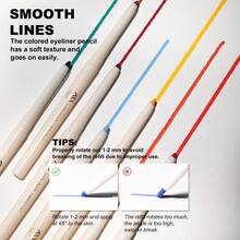 YOUNG VISION 1pc Colorful Pearl & Matte Eyeliner Gel Pencil, Waterproof Eyeshadow Pencil, Smooth Rotatable Eyeliner Pencil, Eyeshadow For Daily, Holiday, Party, Valentine's Day, Stage, Cosplay, Portable Eye Makeup - 彩色 - 查看 8