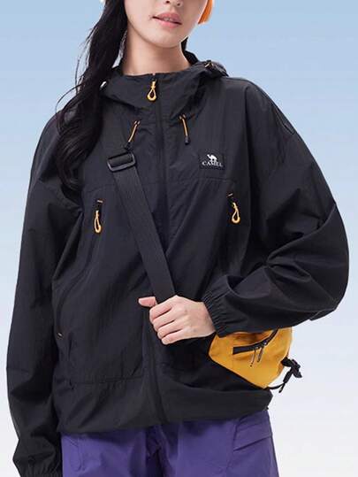 CAMEL CROWN Chaqueta ligera y transpirable de protección solar para mujer, para verano