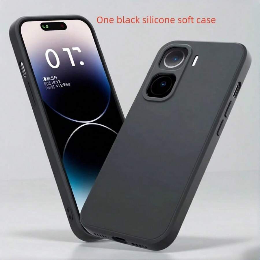 一款黑色哑光手机壳，兼容三星手机，Galaxy S22、Galaxy S10、Galaxy S7、Galaxy Note9、Galaxy A81、Galaxy A52s、Galaxy A52 4G、Galaxy A50、Galaxy A35、Galaxy A34 等。 - 黑色 - 查看 1