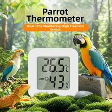 1pc/3pcs Mini Indoor Thermometer And Hygrometer - Home LCD Digital Temperature And Humidity Sensor Gauge, Compact And Lightweight, Easy-To-Read Display, Plastic Material, Suitable For Bedroom, Elderly And Youth, Bedroom Thermometer | Modern Aesthetics | Clear LCD Display, Humidity Hygrometer - White - View 3