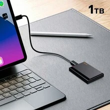 Kodak 柯达移动硬盘 2TB 原装高速 5Gbps 游戏外置硬盘 1TB 大容量硬盘 500GB 闪存 5400 转/分 - 黑色 - 查看 12