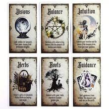 1 Set [Wise Witch Board Game Cards] - Magic Witch Card Game, Includes Fantasy Witch Tarot Deck, Strategy Role-Playing Card Game Suitable For Pagan Tabletop Gamers - Multicolor - View 2