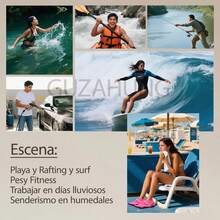 ¡RecomendadoElasticidad Transparente Zapatos para Agua,Sentido Sin Ataduras,Engrosamiento Antideslizante Water Shoes,con Hebillas Mágicas Zapato Acuatico,Suela de Camuflaje Aquashoes¡Top de Temporada - Amarillo - Ver 9