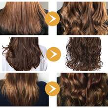 100ml Moroccan Curl Moisturizing And Elasticizing Element Curl Moisturizing And Shining Natural Fluffy Shaping Care Element,Moisturizing And Nourishing Dry Curly Hair, Enhancing Hair Quality, Preventing Hair Breakage, And Providing Heat Protection - Beige - View 7