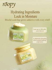 Roopy 150ml Fragrant Fruit Acid Exfoliating Scrub, Bright White Skincare Body Wash ,Removes Dead Skin Cells, Cleanses Body, Moisturizing And Non-Drying,Bath Salt, Suitable For Autumn And Winter - Emerald Mist Citrus Grove (NEW) - View 7