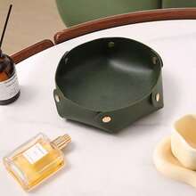 Caja de almacenamiento de escritorio pequeña y grande, soporte para llaves, organizador de maquillaje, joyas y entrada, bandeja de almacenamiento de joyas, decoración de habitación de maquillaje, decoración de habitación - Multicolor - Ver 4