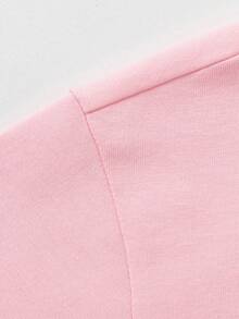 Balabala Young Girl' Short Sleeve T-Shirt, Unisex, Cotton Fabric, Retro Style Summer Top - White Red - View 4