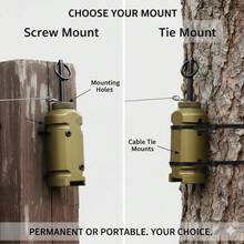 Aluminum Alloy Perimeter Alarm - Loud Alert, Easy Setup, Olive Green, Ideal For Outdoor Camp Safety - Camel - View 3