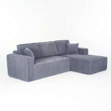 Sofás e poltronas - Chaise cinza + direita - Ver 10