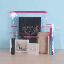 A5 Clear Self-Adhesive Bags 100 Pack, Self Sealing Cellophane Display Bags/Sealable Bags, Food , Cello Bags OPP For Cookies,Cards,Envelopes,Pictures (15.5 * 21CM) - Multicolor - View 2