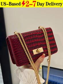 New Stylish Simple Plaid Patchwork Handbag Tote Shoulder Crossbody Bag For Women,Fall Winter Crossbody Bag Small Vintage Plaid Pattern Purse With Top Handle & Adjustable Strap, Mini Phone Bag For Essentials, Black And Brown Tartan Handbag,[US Local Warehouse] Secret Santa Gifts For Women,Travel Essentials,School Supplies,The Best Gift Choice, Birthday Gift, Valentine's Day - 彩色 - 查看 14