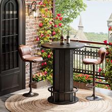 Tribesigns Bar Tables - Black - View 7