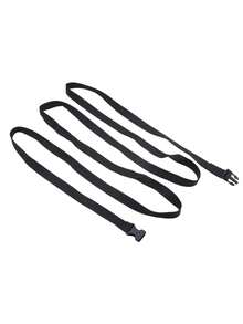 Dây buộc hành lý bằng nylon bền chắc màu đen, có khóa cài, thích hợp cho du lịch, cắm trại ngoài trời. - Nhiều màu - Xem 7