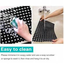 Pack Kitchen Sink Mat Plastic Protect Mat PVC -Friendly Kitchen Adjustable Stainless Steel/Porcelain Dish Drying Pad Protector For Bottom Of Sink, 15 X 11 Inches (Black) - Black - View 7