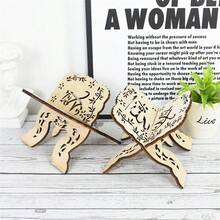 Holzbücherregal, islamisches Bücherregal, Bibelrahmen, Koran Heiliges Buch Ständer, Halter, islamisches Zuhause Bücherregal, Mondlampe, Jahreszeit - Blau (1 Stück) - Übersicht 10