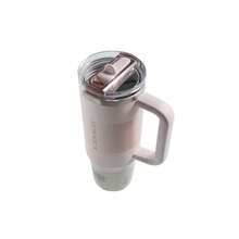 STANLEY - The  ProTour Flip Straw Tumbler 30oz Premium Stainless Steel Bottle Insulated Mug Cup Car Tumbler Portable Water Bottle Large-Capacity Coffee Cup Water Cup With Handle And Straw, For Travel, Home, Office, Gift, Ice Drinks And Hot Drinks 10-12485-018 - 1473 玫瑰石英褪色 - 查看 2