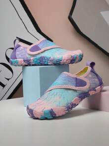 Giày lội nước và giày đi dưới nước cho trẻ em, chất liệu lưới thoáng khí, nhanh khô, chống trơn trượt, có khóa dán. - Màu tím - Xem 3