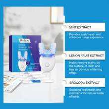 Kit de luz LED para blanqueamiento dental profesional con gel blanqueador 4X y sistema de blanqueamiento acelerado con luz azul para una sonrisa blanca. - Blanco - Ver 6