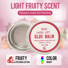 3件套睫毛提升膏套装，固体睫毛提升胶水配刷头，无需胶水即可进行睫毛提升和眉毛定型，一体式烫睫毛垫和刷子，加快烫睫毛速度 - 無色 - 查看 10