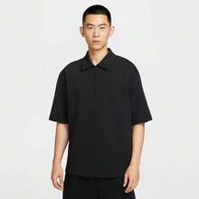 Nike Men's AS M NK DF 24.7 IS POLOPOLO Knit Collared Short Sleeve Tee TIF2909-010 - Black - View 1