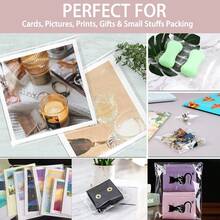 Cellophane Bags 7 * 10cm, Clear Self-Adhesive Bags 100 Packs, Self Sealing Display Bags For Cookies, Cards, Envelopes, Pictures - Multicolor - View 3