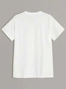 Ecko Unltd 72 Gold Graphic White T-Shirt, Vintage Sports Style Rhino Logo Casual Urban Tee For Men, Casual Sports Event, Summer Barbecue, Retro Street Style, Daily Errands. - 白色2 - 查看 4