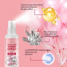 Balloon Glitter Spray Lights Up Party Atmosphere Decoration Easy To Apply Gloss Latex Balloon Spray - Spray - View 9