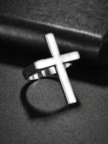 1枚时尚男士个性化十字戒指 - 十字架 - 查看 5